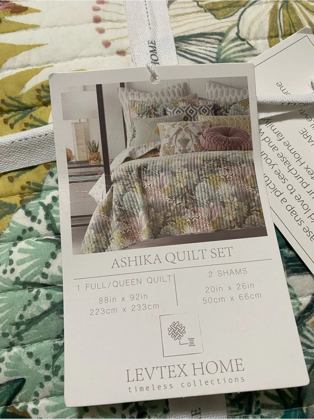 Ashika Quilt Set - Levtex Home 88x92 In